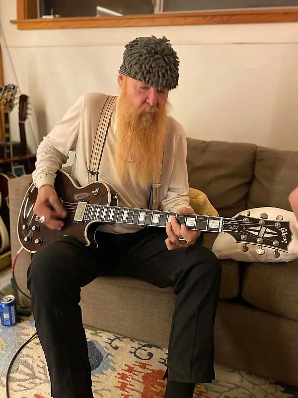 Gibson Les Paul Custom ex BILLY GIBBONS ZZ TOP 2000s - Walnut