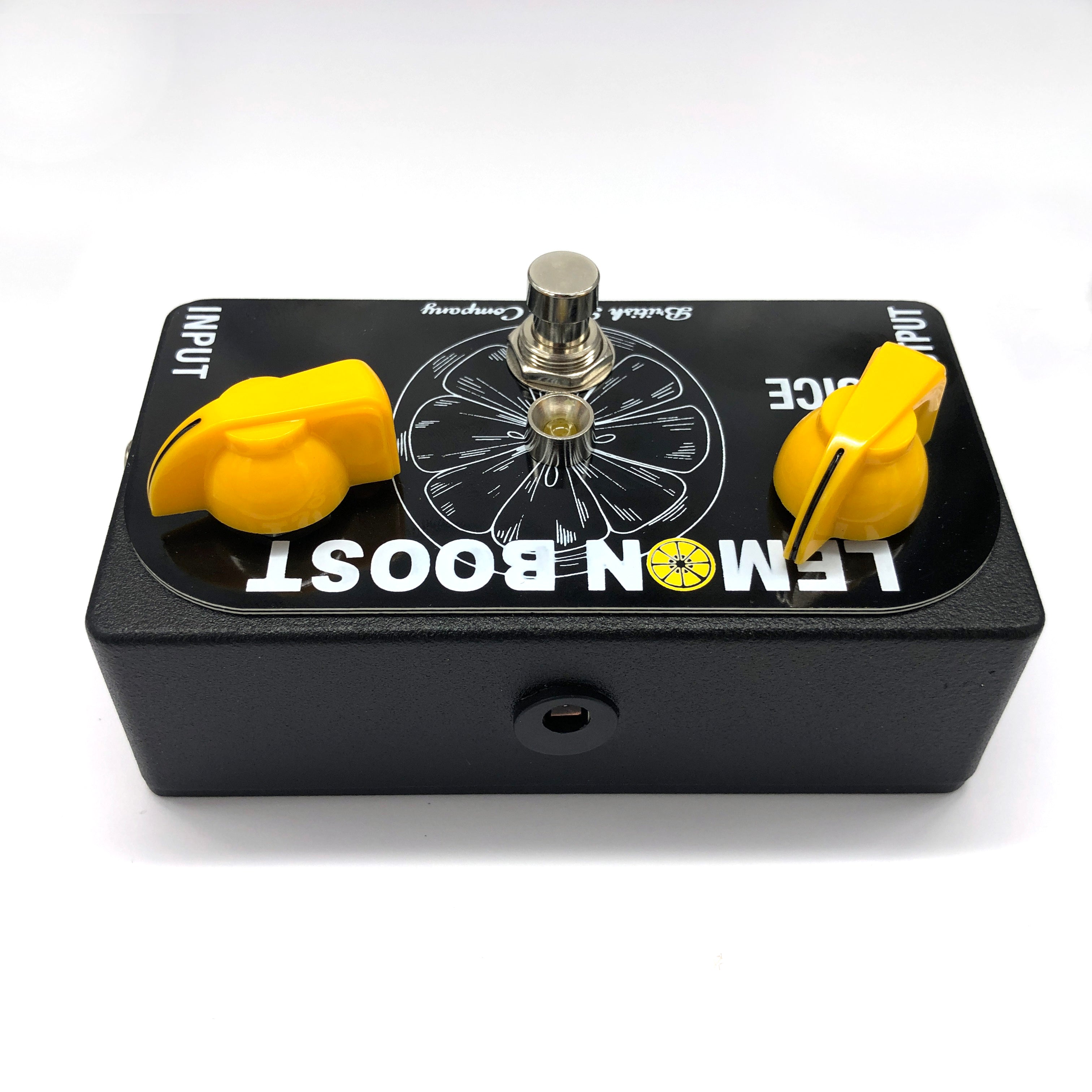 2023 British Pedal Company Lemon Boost THE JOHN SQUIRE STONE ROSES TONE