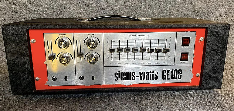 1970s Simms-Watt GE100, British Valve Amp, Mick Ronson, Arctic Monkeys