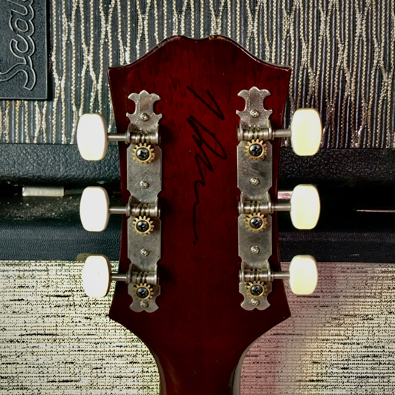 Epiphone FT140 Acoustic Ex Tim Bricheneo THE SISTERS OF MERCY Natural 1981