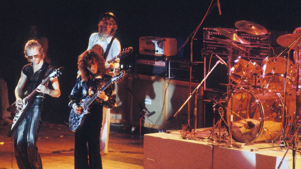 1970s Hiwatt DR103 Head and SE4123 Cabinet WISHBONE ASH