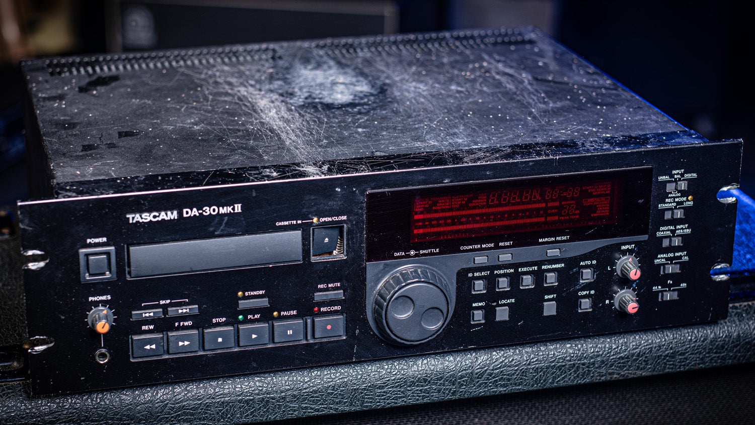 1990s TASCAM DA30 MKII DAT recorder rack mount