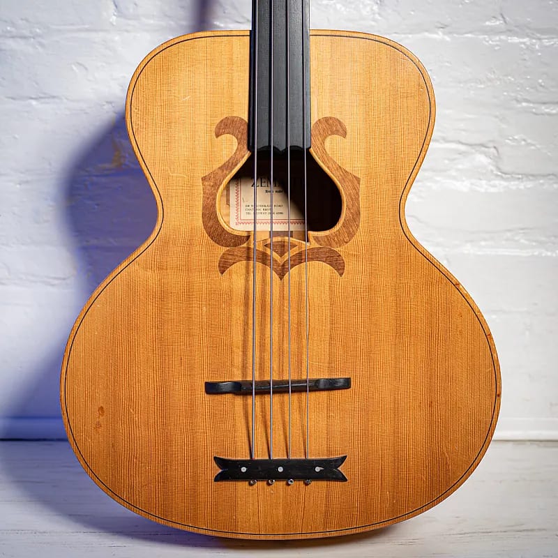 Zemaitis Acoustic Bass RARE SPECIAL ORDER, 1977 - Natural , David gilmour , Mike oldfield style