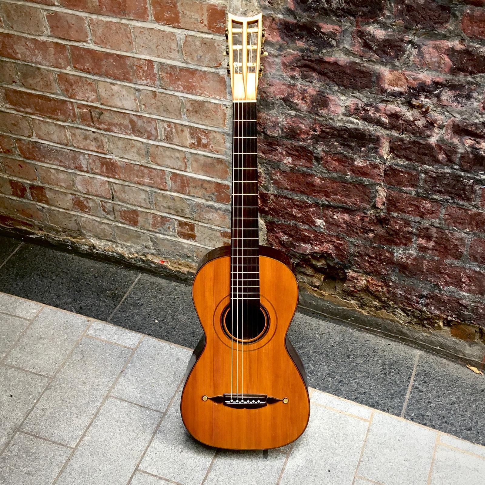 Louis Parnormo Parlour Guitar 1843 - Natural