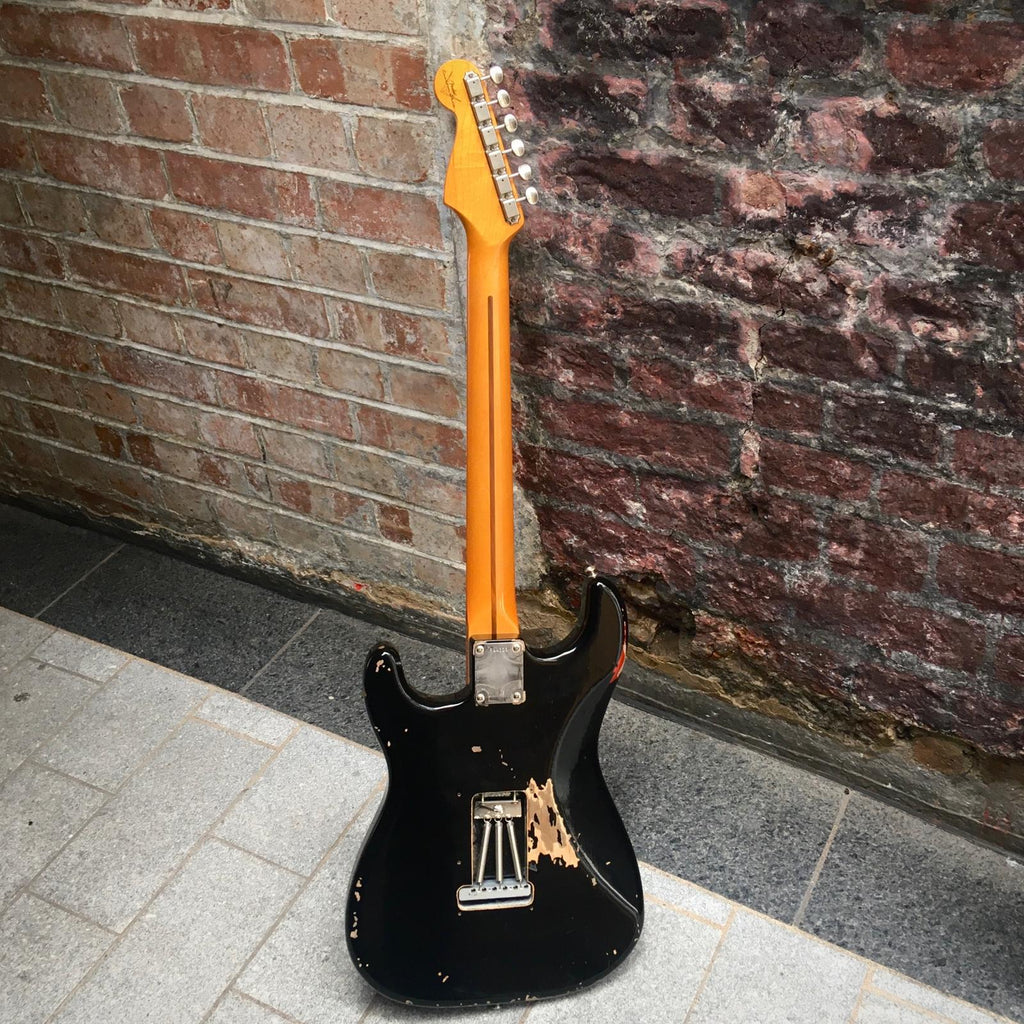 Fender Custom David Gilmour Signature Relic Stratocaster 'THE BLACK STRAT' 2008 - Black