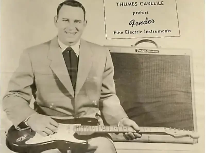 Fender Stratocaster 2 Pickup Prototype Thumbs Carllile 1955 - Natural