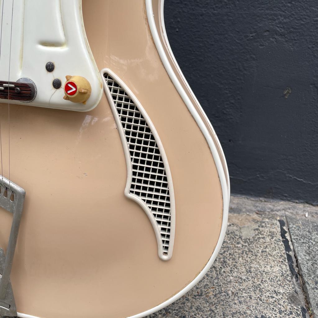 1960s Wandre Tri-lam Italian Bizarre Fetish Guitar