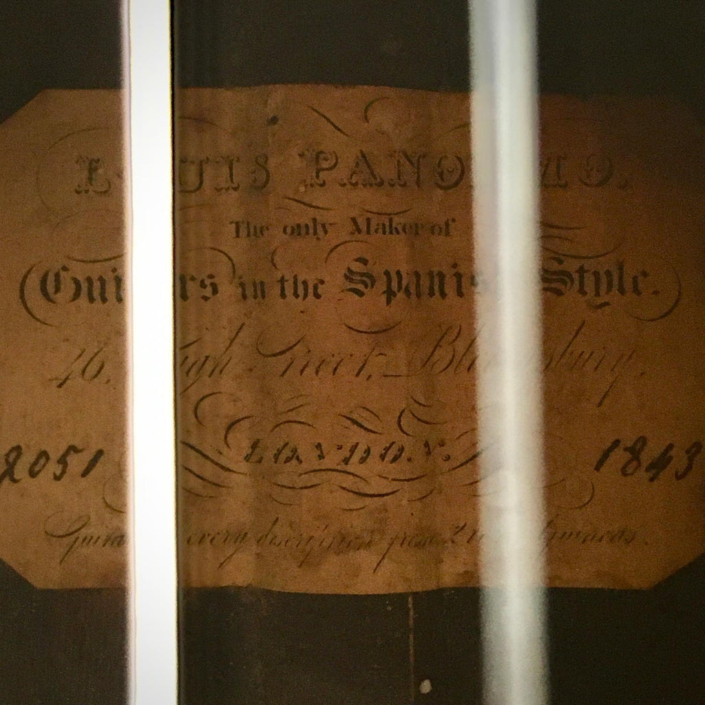 Louis Parnormo Parlour Guitar 1843 - Natural