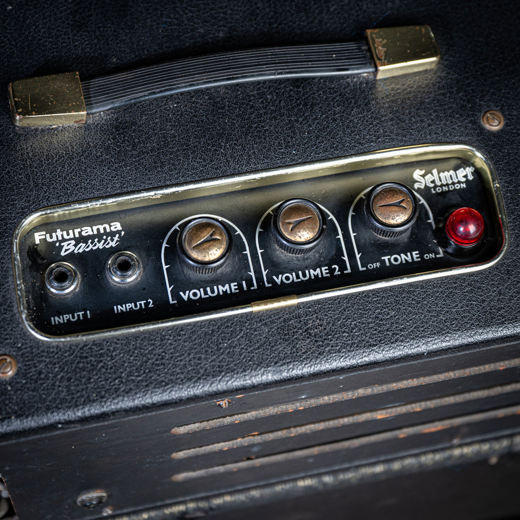 Selmer Futurama Bassist Piggyback head & cabinet Black 1963