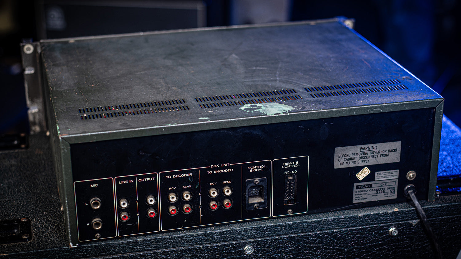 1980s TEAC C-2 Rackmount Cassette Deck