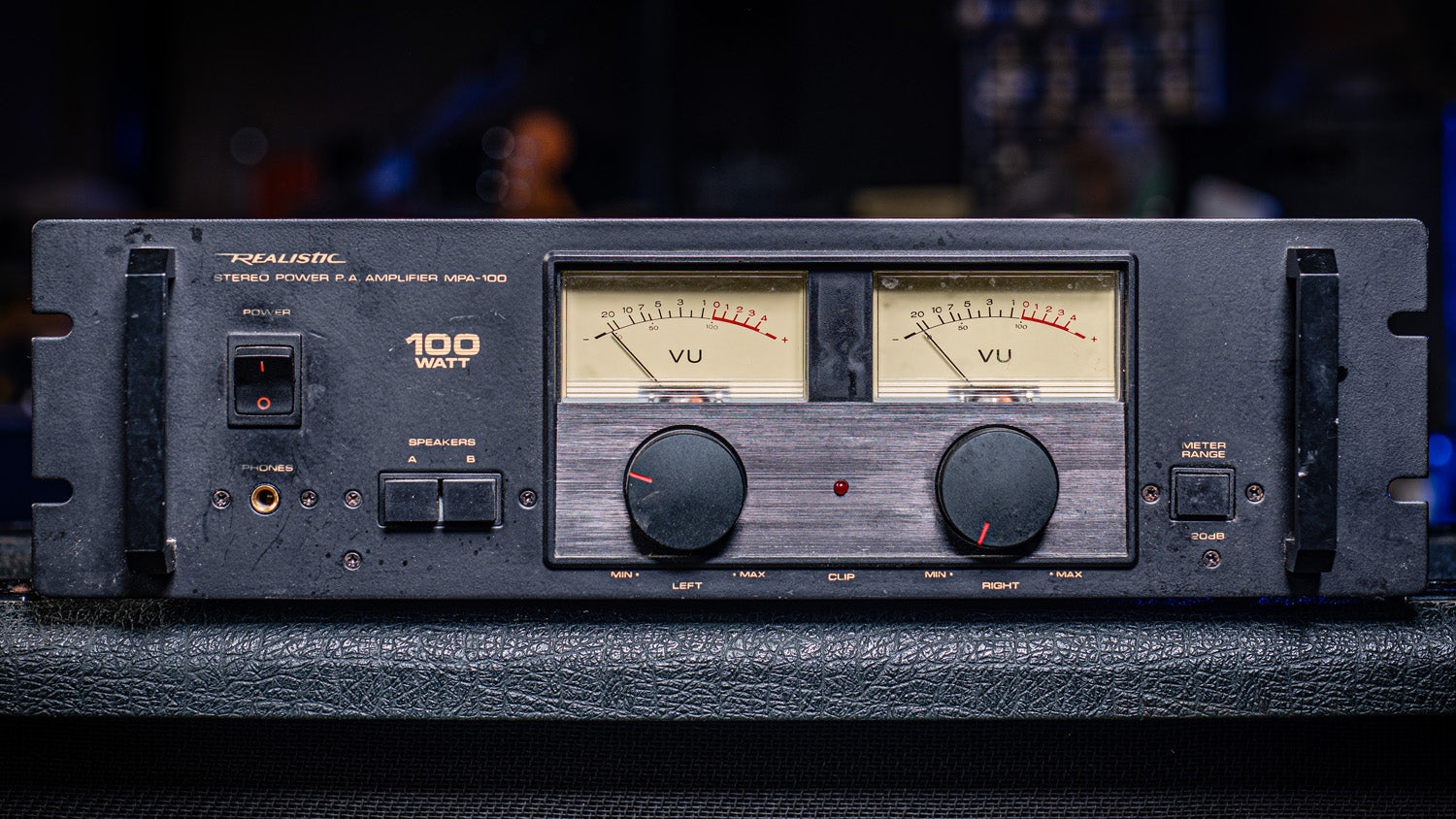 1990s Realistic MPA-100 PA Amplifier