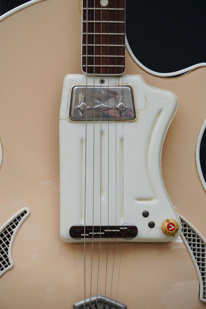 1960s Wandre Tri-lam Italian Bizarre Fetish Guitar