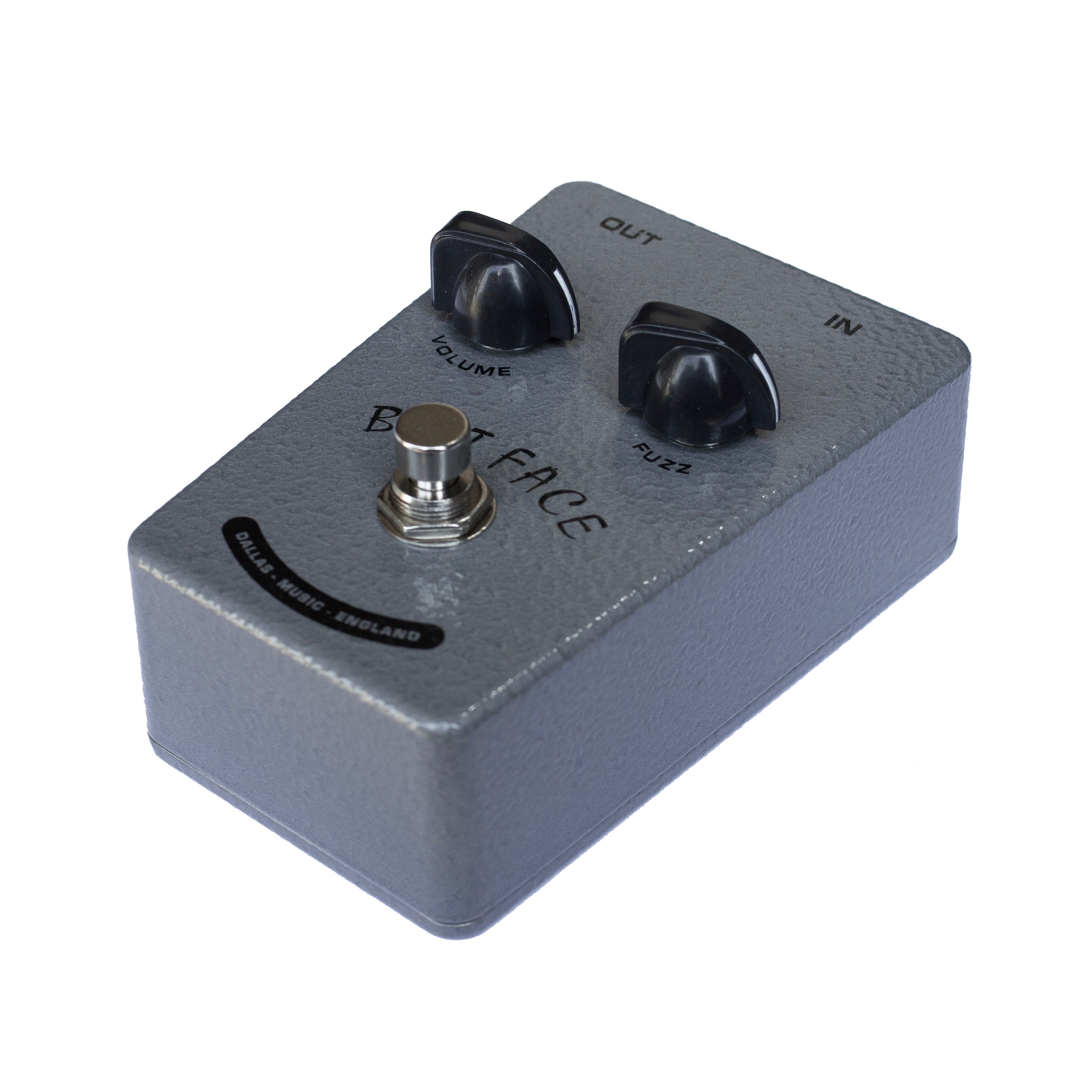 British Pedal Company Dallas Brit Face Fuzz Silver NKT275