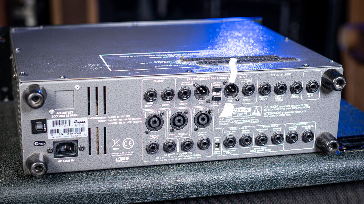2000s Ampeg SVT-4 Pro Rack mount Bass head