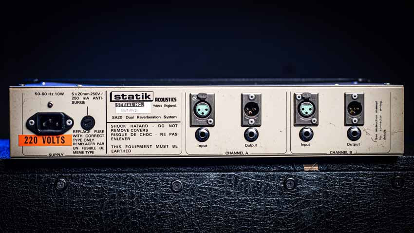 1980s Statik SA-20 Dual Reverb ex Steve Howe YES ASIA