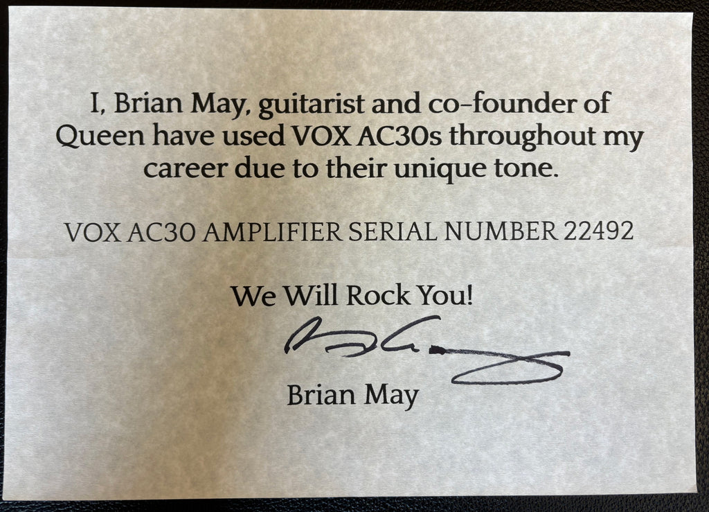 Vox AC30 BRIAN MAY 1960s - Black