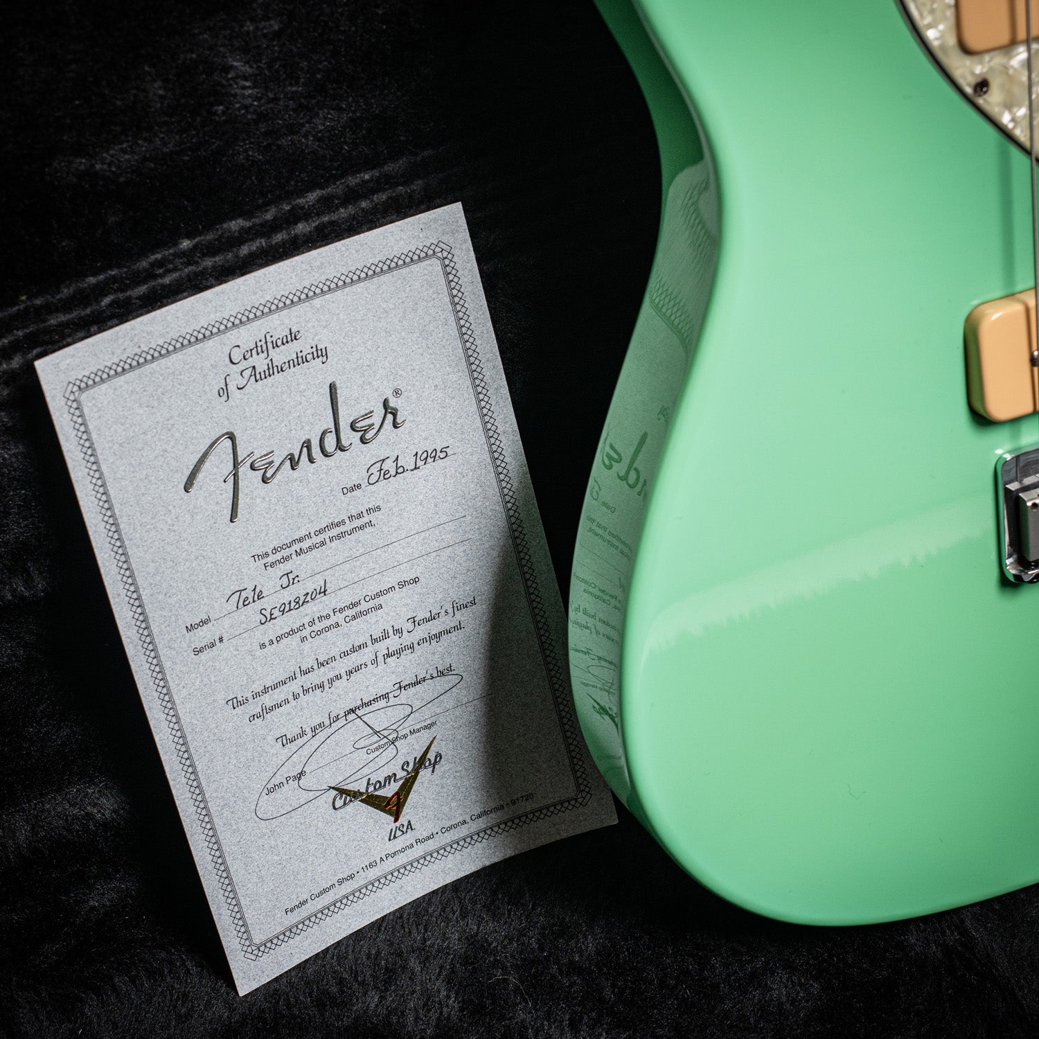 1995 Fender Custom Shop RARE Telecaster Junior P90