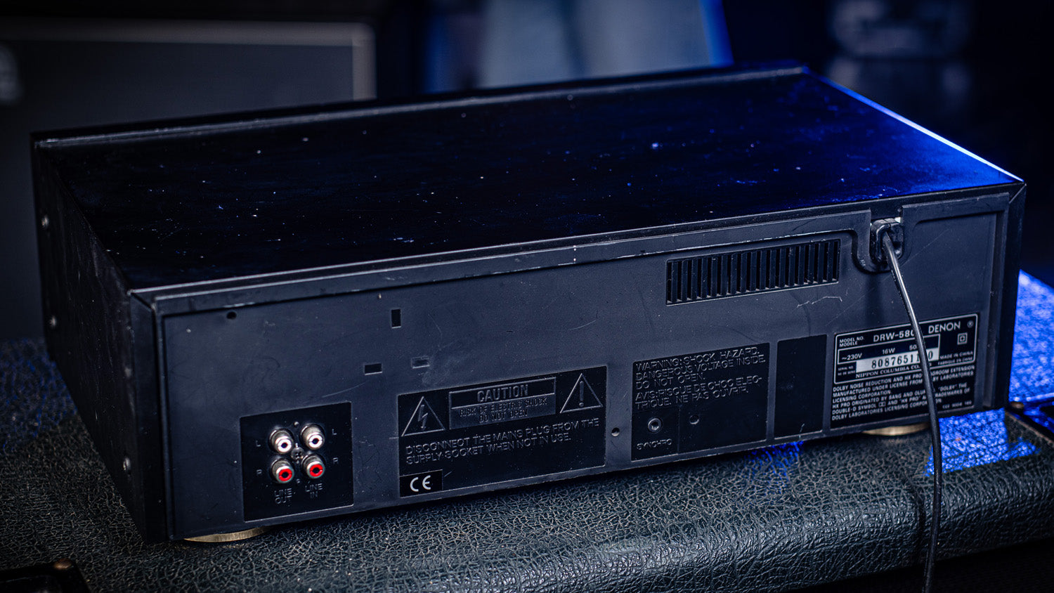 1990s Denon DRW 580 Cassette Deck Spares or Repairs