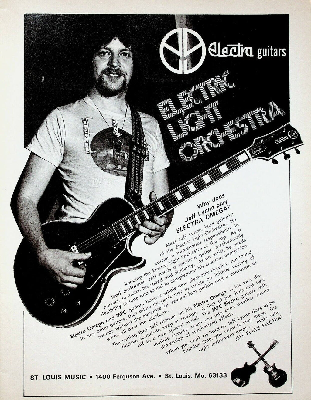 1970s Electra X320 Les Paul EX ELO ELECTRIC LIGHT ORCHESTRA