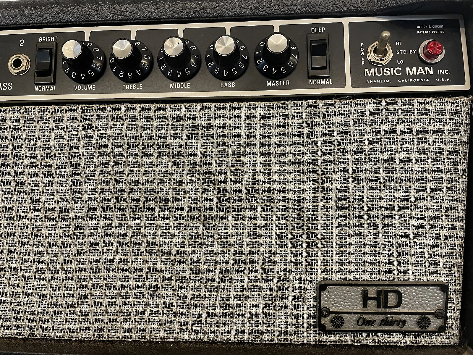 1977 Music Man D130 Head ex 10CC Strawberry Studios HD130 Head ex 10CC Strawberry Studios
