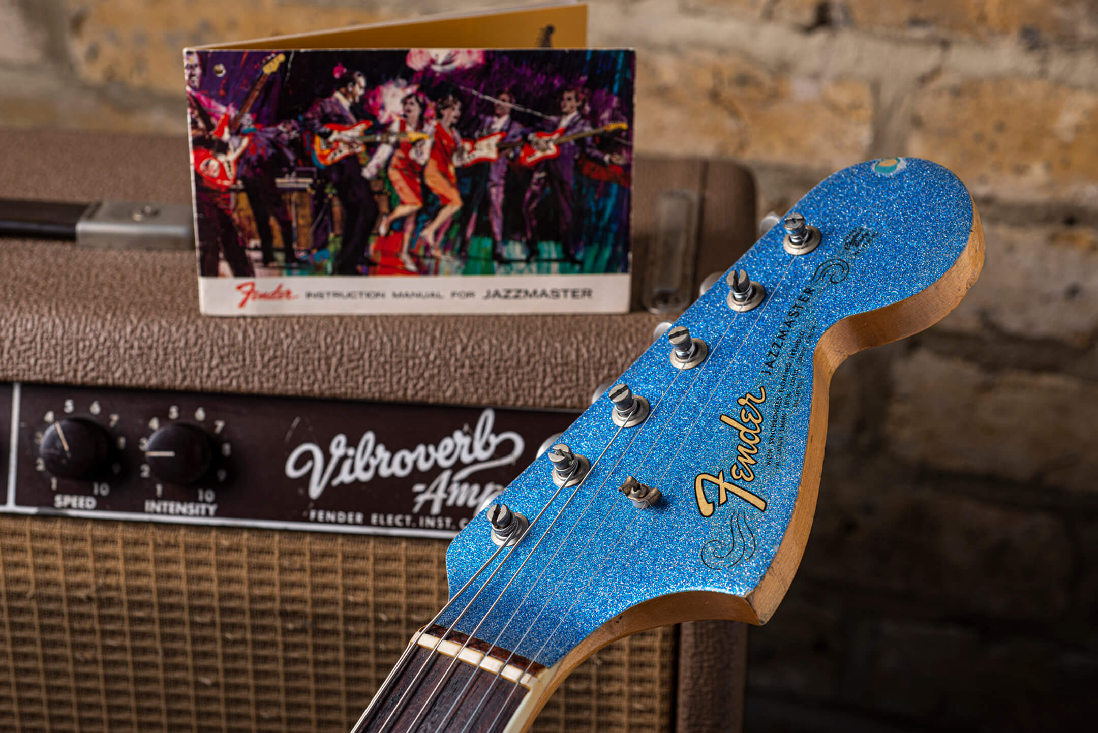 Fender Jazzmaster 1965 - Rare Original Blue Sparkle Ec Mick Ralphs