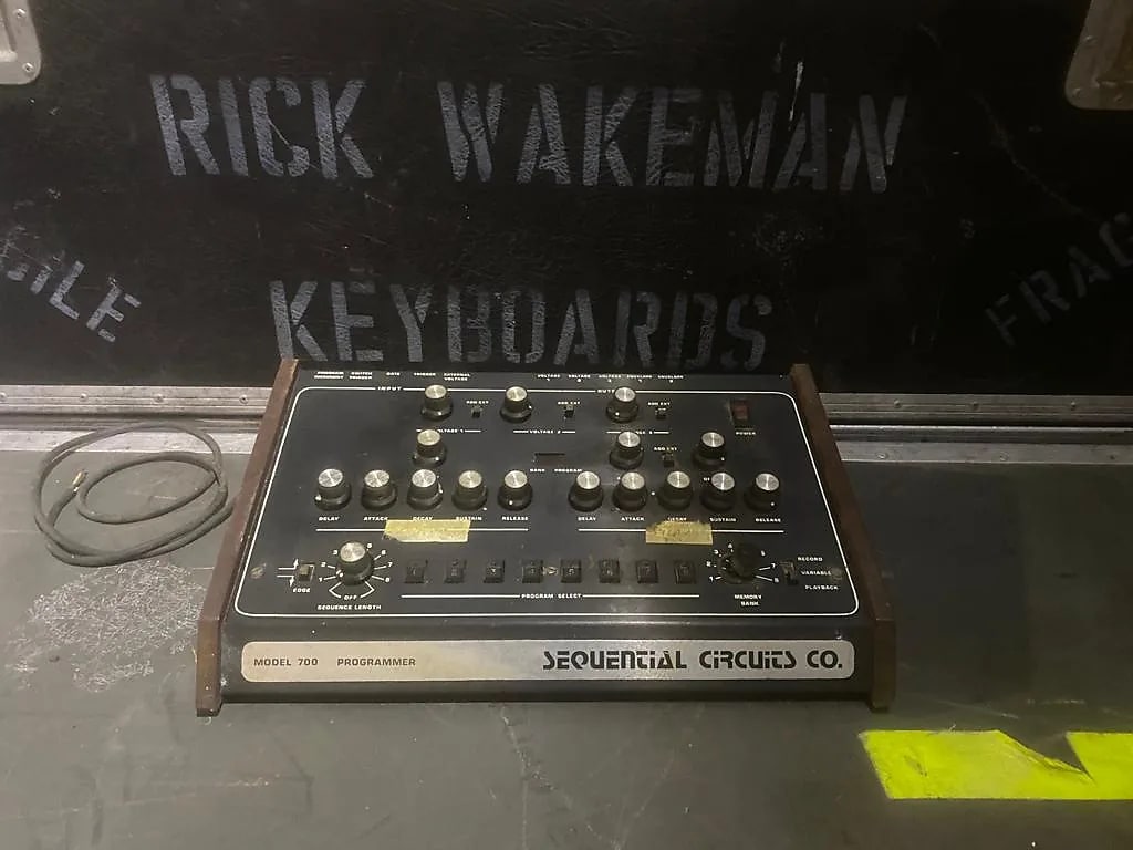 1979 Sequential Model 700 Programmer Drum Machine owned and used by Rick Wakeman of YES